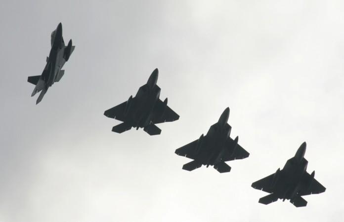 The US-Japan 'Keen Sword' exercises involving fifth-generation fighters F-22A and F-35A was a warning to China and Russia. The US-Japan 'Keen Sword' exercises involving fifth-generation fighters F-22A and F-35A was a warning to China and Russia.