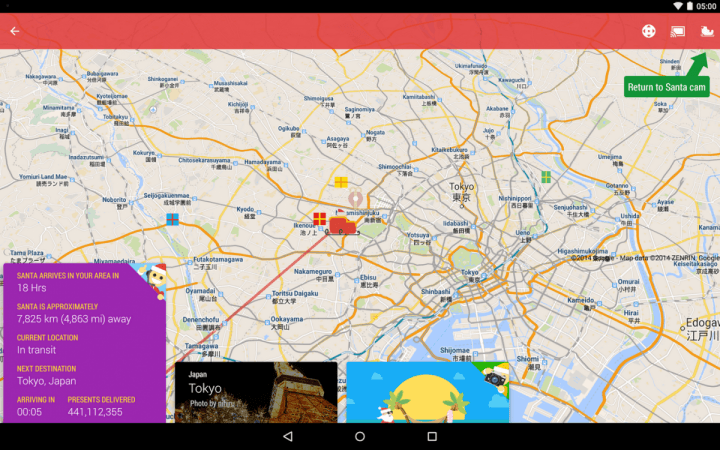 Google Lets You Follow Santa Claus On Christmas Eve; Keep Kids Entertained With Games and Videos Google's Santa Tracker Will Show Santa's Progress On Christmas Eve