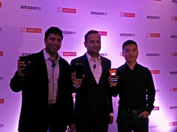 OnePlus One India Launch:From right Pete Lou (OnePlus, CEO), Vikas Agarwal (OnePlus India, GM) and Amit Agarwal (VP and Country Manager of Amazon India) OnePlus One India Launch:From right Pete Lou (OnePlus, CEO), Vikas Agarwal (OnePlus India, GM) and Amit Agarwal (VP and Country Manager of Amazon India)