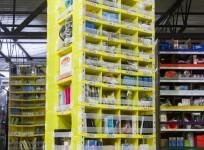 Kiva Robots at Amazon Fulfillment centers