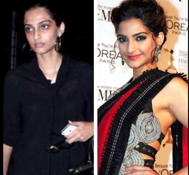 Top 10 Bollywood Actresses without Make-up