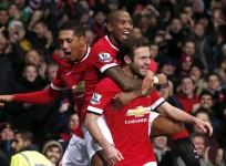 Chris Smalling Ashley Young Juan Mata Manchester United