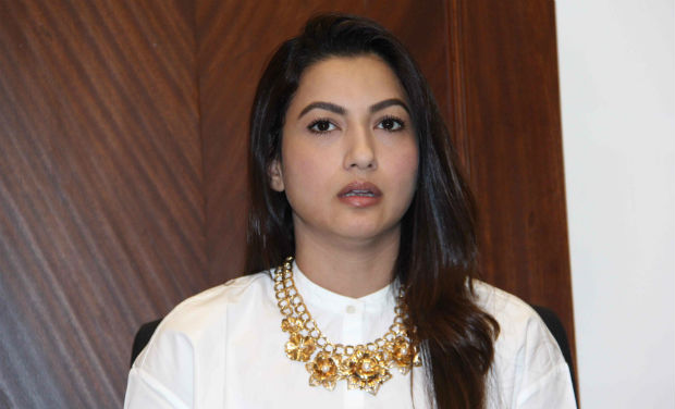 Gauahar Khan during press meet