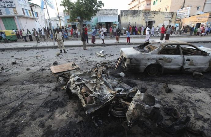 A blast heard in the vicinity of the international airport in the Somali capital Mogadishu on Wednesday has spread panic in the city. (REPRESENTATIONAL PICTURE) A blast heard in the vicinity of the international airport in the Somali capital Mogadishu on Wednesday has spread panic in the city.