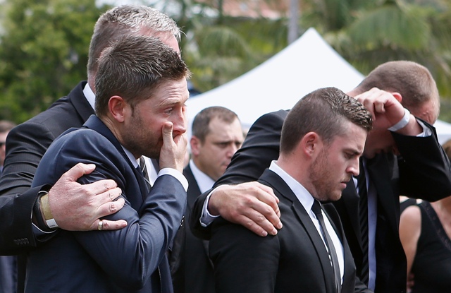 Phil Hughes funeral
