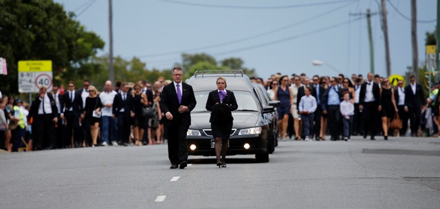 Phil Hughes funeral