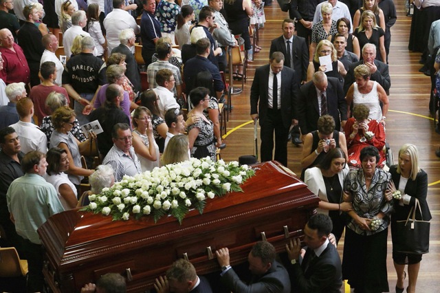 Phil Hughes funeral