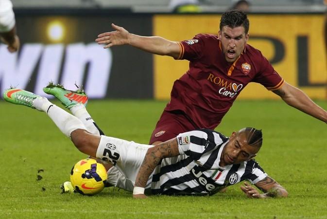Kevin Strootman and Arturo Vidal are both targets for Manchester United Kevin Strootman Roma Arturo Vidal Juventus