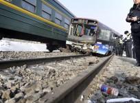 School Bus train collision