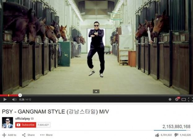 Viral music video by South Korean singer Psy, the 'Gangnam Style' has broken the YouTube viewing limit. Viral music video by South Korean singer Psy, the 'Gangnam Style' has broken the YouTube viewing limit.