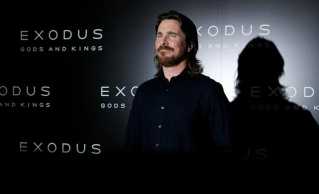 Actor Christian Bale poses during a photocall for the film Christian Bale
