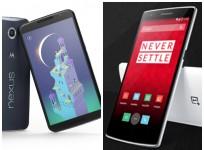 OnePlus One Vs Google Nexus 6 Face-Off; Specs, Features, Prices Compared