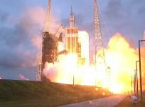 Orion takes off