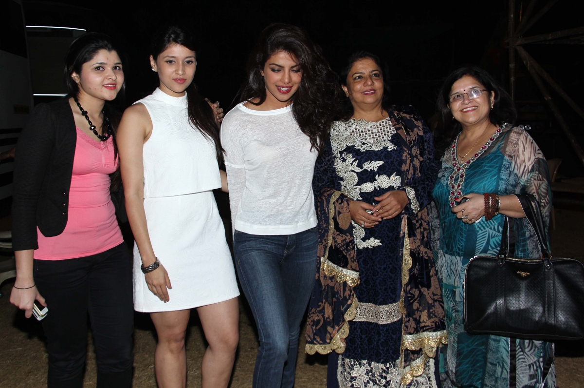 Priyanka Chopra with sister Mannara and family 'Got Talent World Stage Live' Event