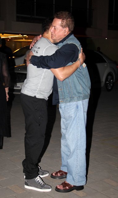 Salman Khan and his father Salim Khan