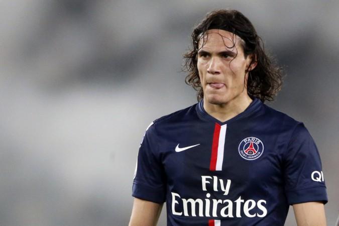 Cavani was heavily linked with a move to the Premier League this summer Edinson Cavani