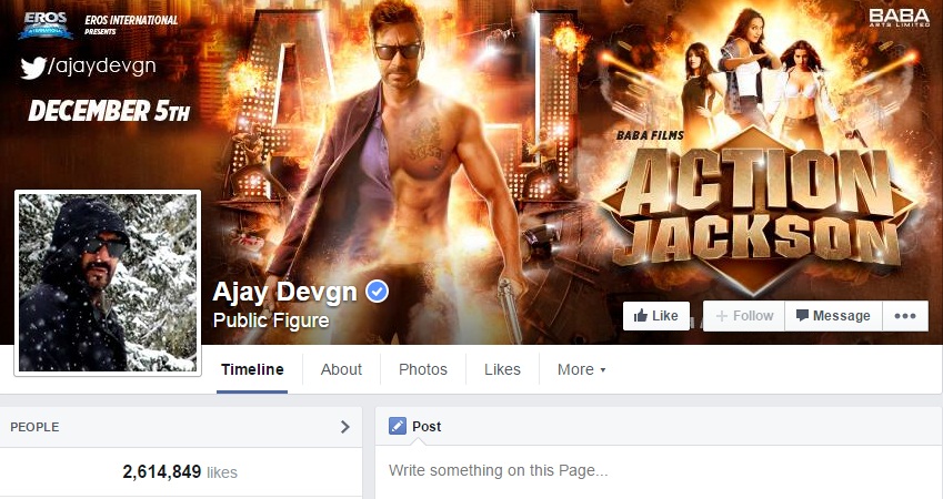 Ajay Devgn Facebook