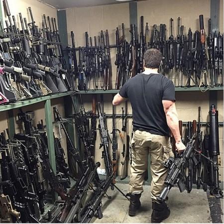 A regular post from Instagram king Dan Bilzerian instagram king Dan Bilzerian