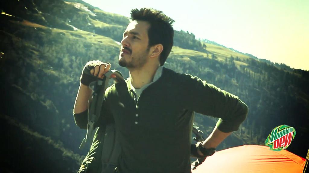 Akhil Akkineni in Mountain Dew Film Akhil Akkineni in Mountain Dew Film