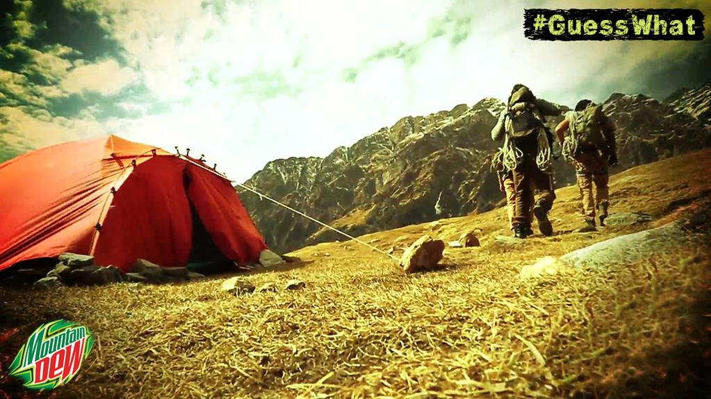 Akhil Akkineni Shoots With Arya for Mountain Dew Film Akhil Akkineni Shoots With Arya for Mountain Dew Film