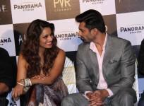Bipasha Basu, Karan Singh Grover at Trailer Launch of 'ALONE'