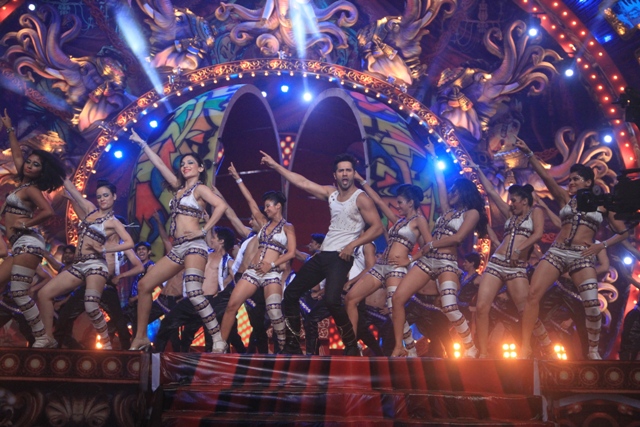 Varun Dhawan performing during Got Talent. Got Talent
