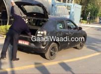 Maruti Suzuki YRA Hatchback Spied Again, Shows Boot Space