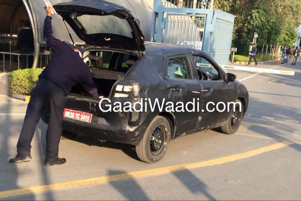 Maruti Suzuki YRA Hatchback Spied Again, Shows Boot Space