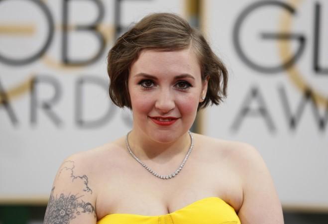 Lena Dunham S Racy Photo Girls Star Flaunts Pasties In Support Of Free The Nipple Campaign