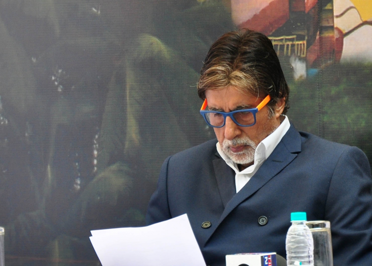 Amitabh Bachchan at the inaugural event of Gigantic Mural of 'Dada Saheb Phalke' Amitabh Bachchan Unveils Gigantic Mural of 'Dada Saheb Phalke'
