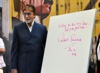 Amitabh Bachchan at the inaugural event of Gigantic Mural of 'Dada Saheb Phalke'