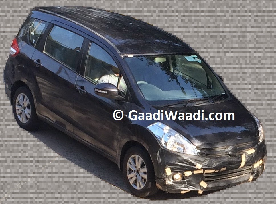 Maruti Ertiga to Get Facelift Soon, Spied for First Time