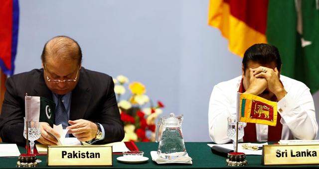 Nawaz Sharif and Mahinda Rajapaksa