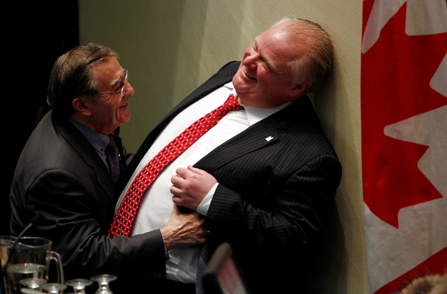 Frank Di Giorgio and  Rob Ford