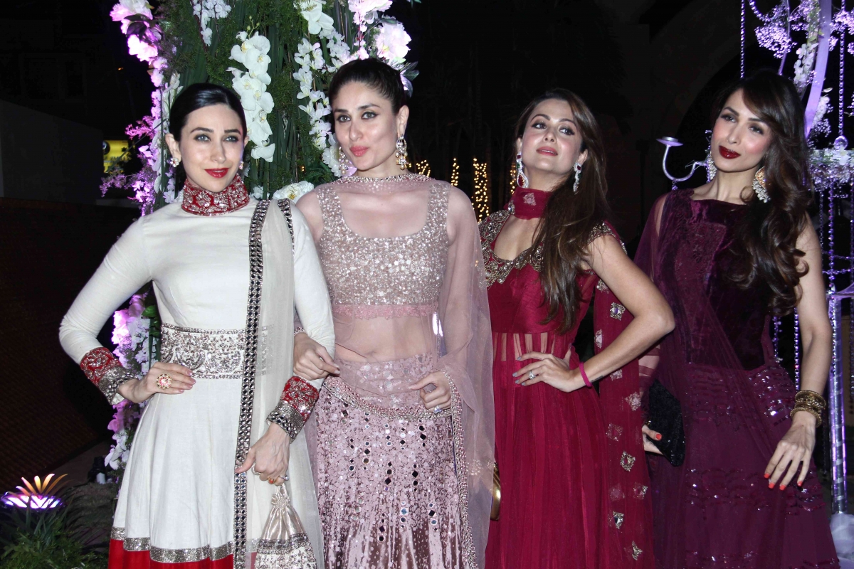 Stars Shine at Designer Manish Malhotra's niece Sangeet Ceremony