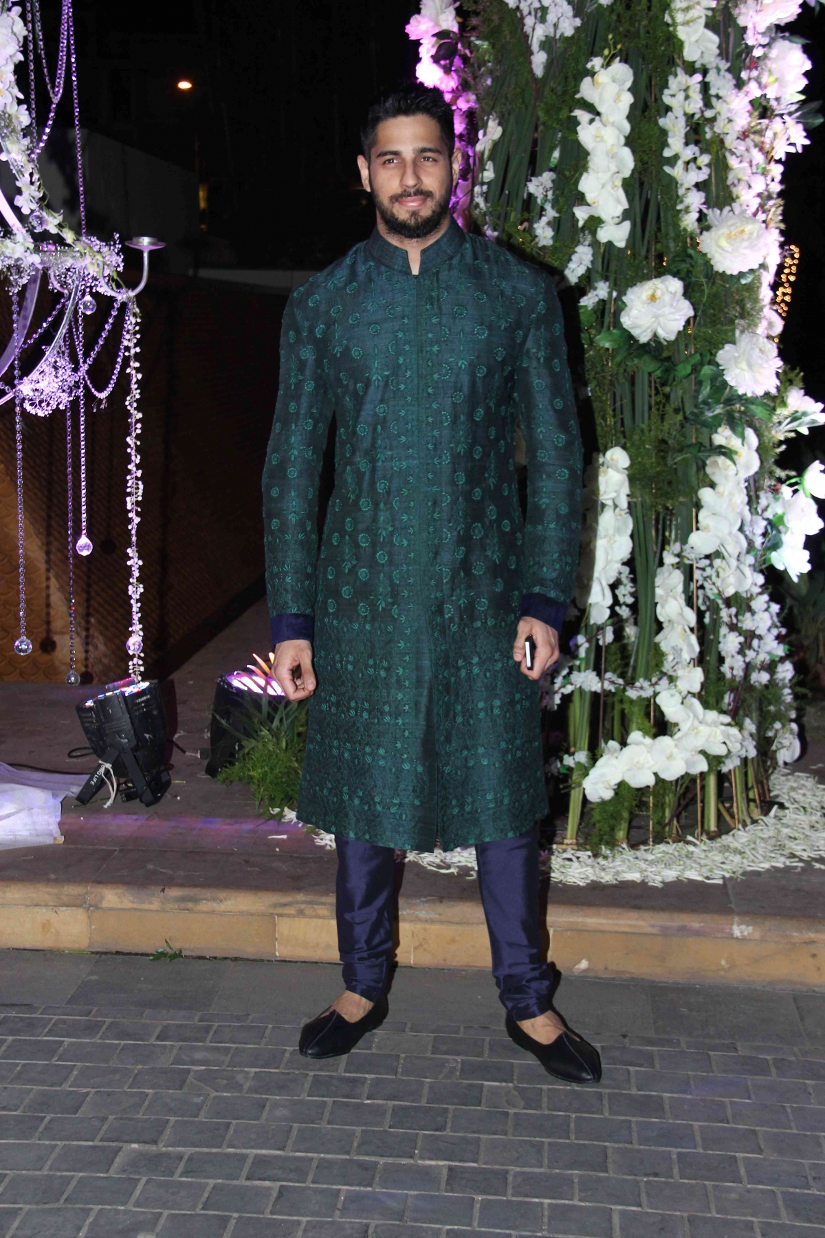 Sidharth Malhotra Stars Shine at Designer Manish Malhotra's niece Sangeet Ceremony