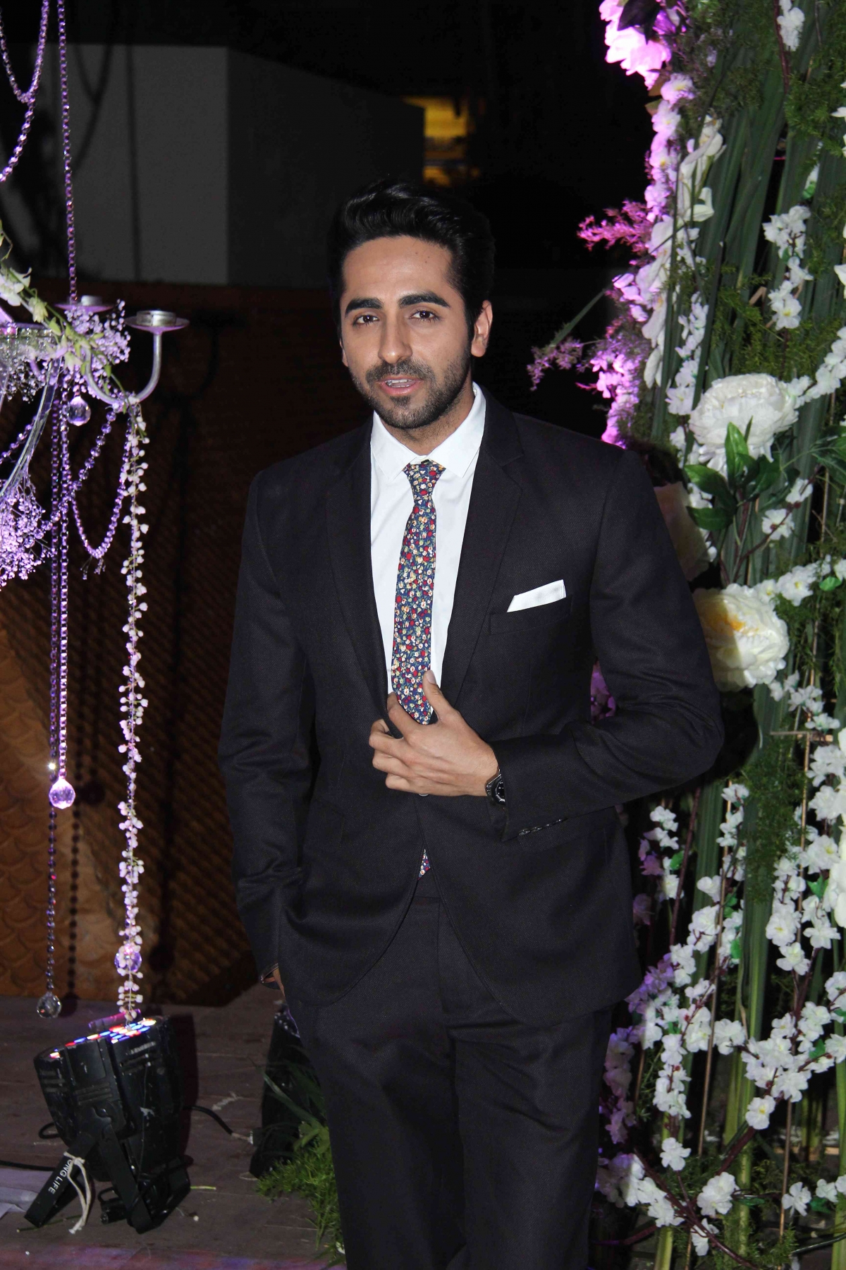 Ayushmann Khurrana Stars Shine at Designer Manish Malhotra's niece Sangeet Ceremony