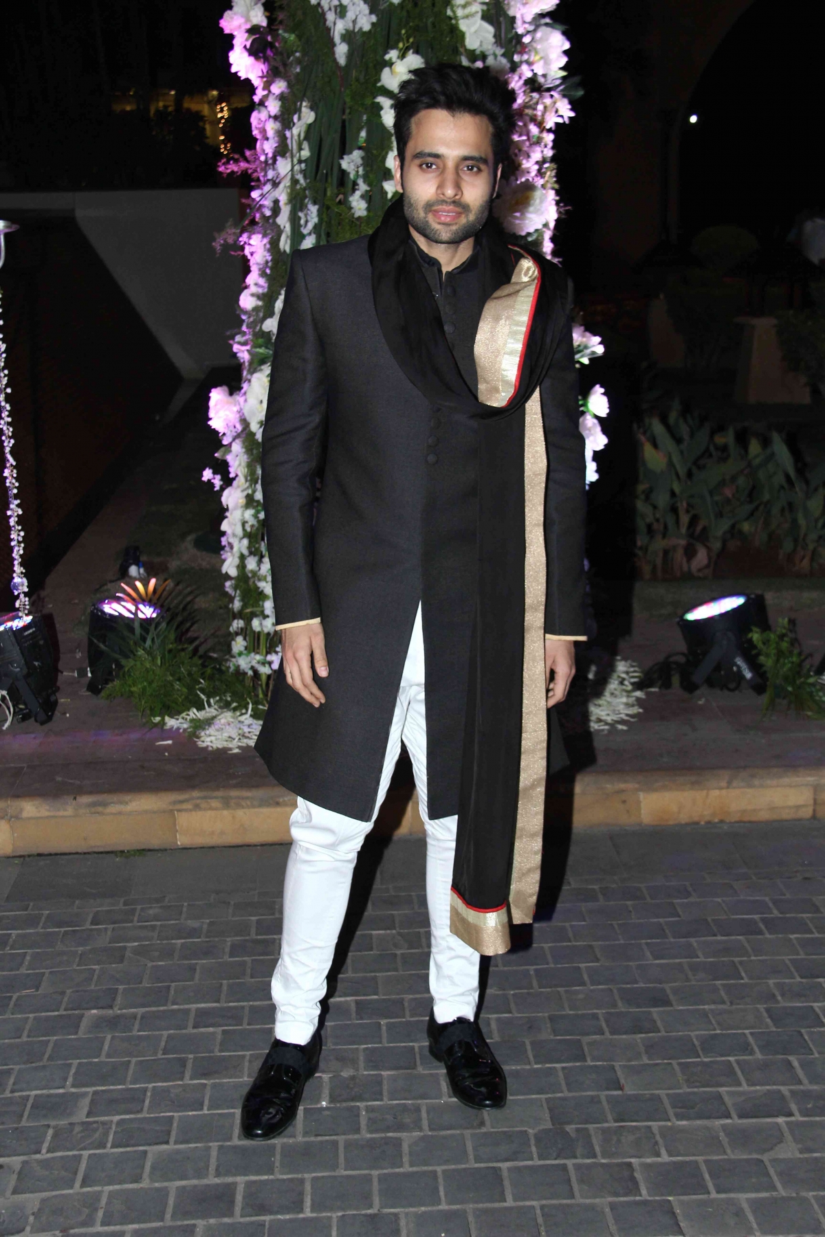 Jackie Bhagnani Stars Shine at Designer Manish Malhotra's niece Sangeet Ceremony