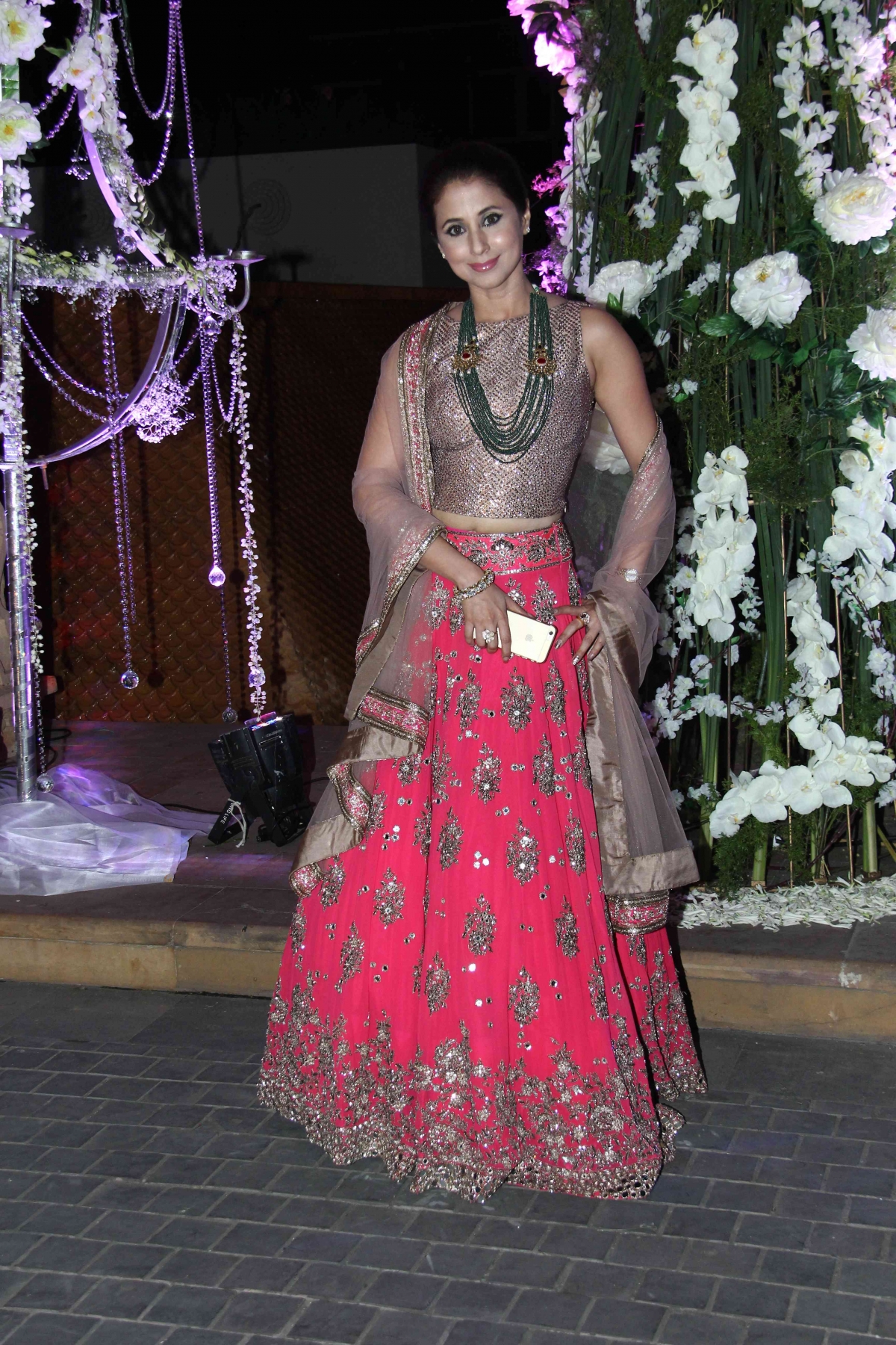 Urmila Matondkar Stars Shine at Designer Manish Malhotra's niece Sangeet Ceremony