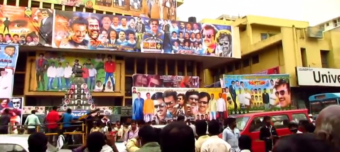 Rajinikanth Mania at its Peaks in Theatres Screening 'Lingaa' Rajinikanth Mania at its Peaks in Theatres Screening 'Lingaa'