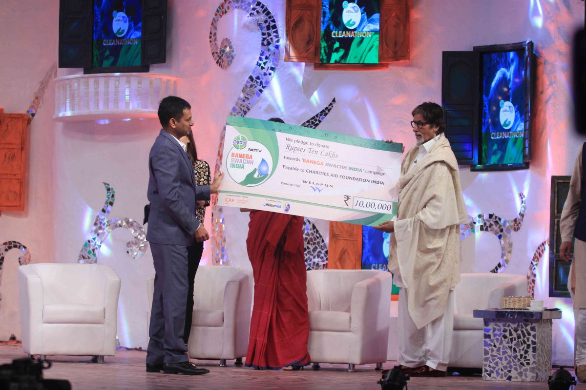 Banega Swachh India Cleanathon function.