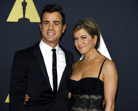 Jennifer Aniston and Justin Theroux during happier times Jennifer Aniston and Justin Theroux