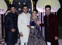 Manish Malhotra, Tejas Talwalkar, Riddhi Malhotra and Punit Malhotra