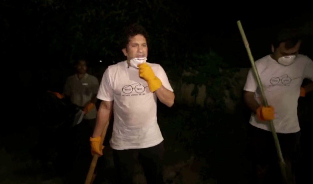 Sachin Tendulkar Swachh Bharat Abhiyan 2014