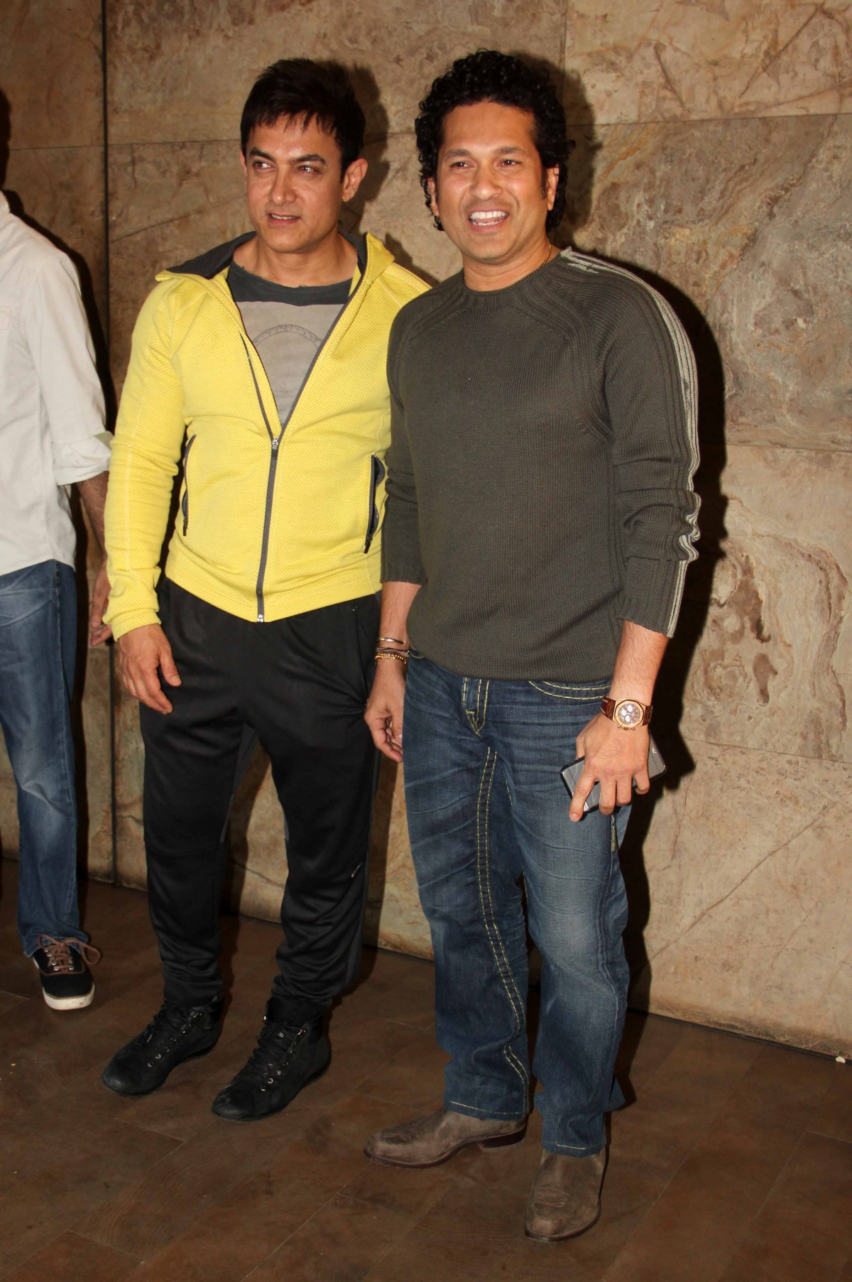 Aamir Khan and Sachin Tendulkar
