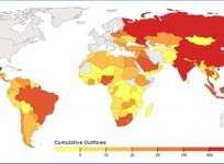 Corrupt Countries heat map