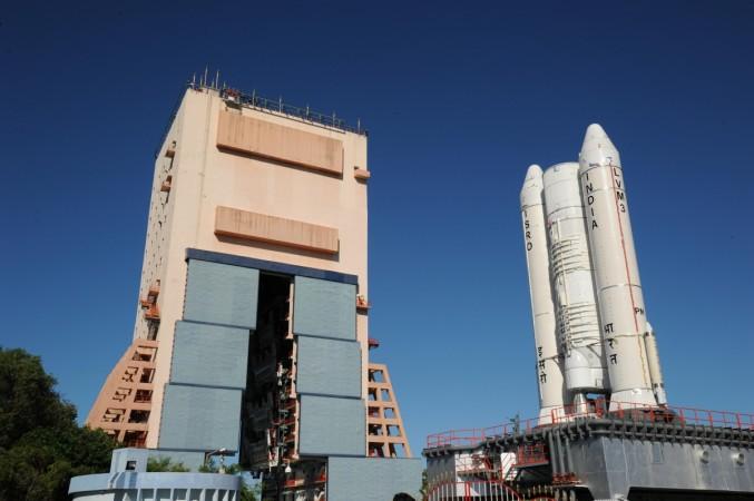 ISRO's most powerful launcher ever, GSLV Mk-III being rolled out from the Vehicle Assembly building to the launch pad for its experimental flight. ISRO