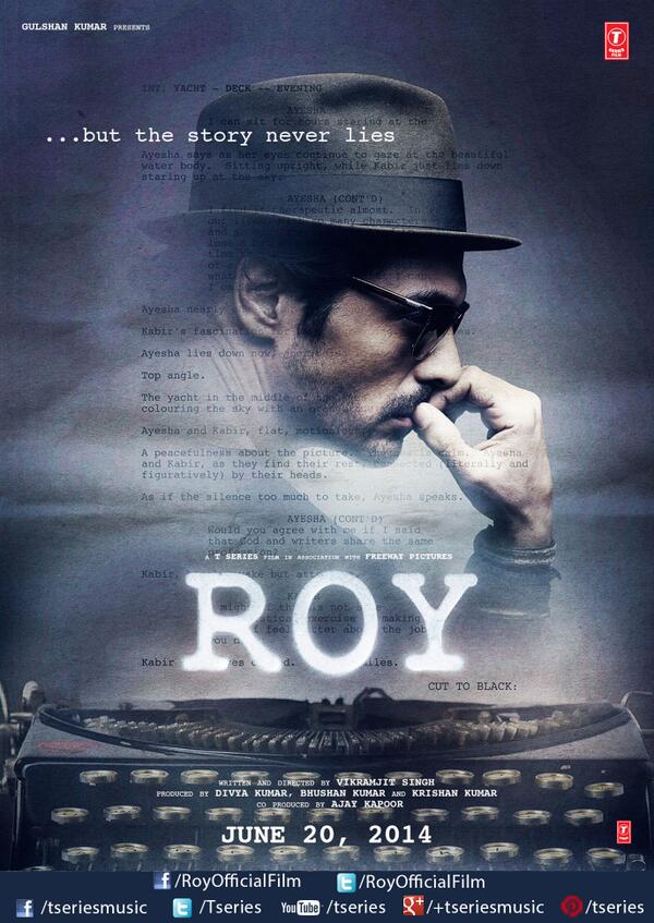 Ranbir Kapoor, Arjun Rampal, Jacqueline Fernandez starrer 'ROY' Film Poster Ranbir Kapoor, Arjun Rampal, Jacqueline Fernandez starrer 'ROY' Film Posters
