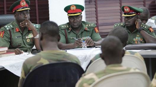 The soldiers were charged by the military tribunal for mutiny and sentenced to be executed by the firing squad in Abuja