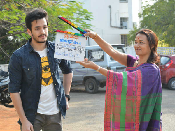 Akhil Akkineni's Debut movie launch Akhil Akkineni, Amala
